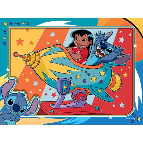 Pack Puzzle 4 en 1 Stitch – Disney