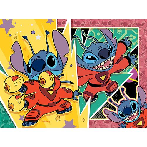 Pack Puzzle 4 en 1 Stitch – Disney