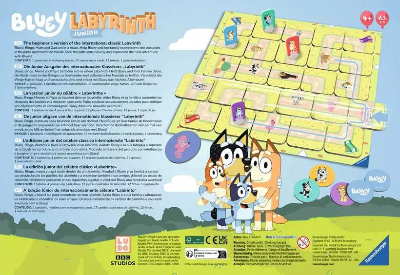 Juego de mesa Labyrinth Junior – Bluey