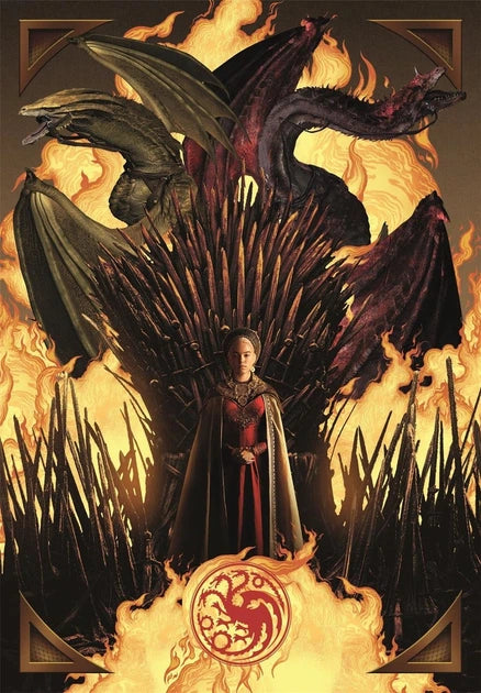 Puzzle de 1000 piezas de La Casa del Dragón – Juego de Tronos (70 x 50 cm)