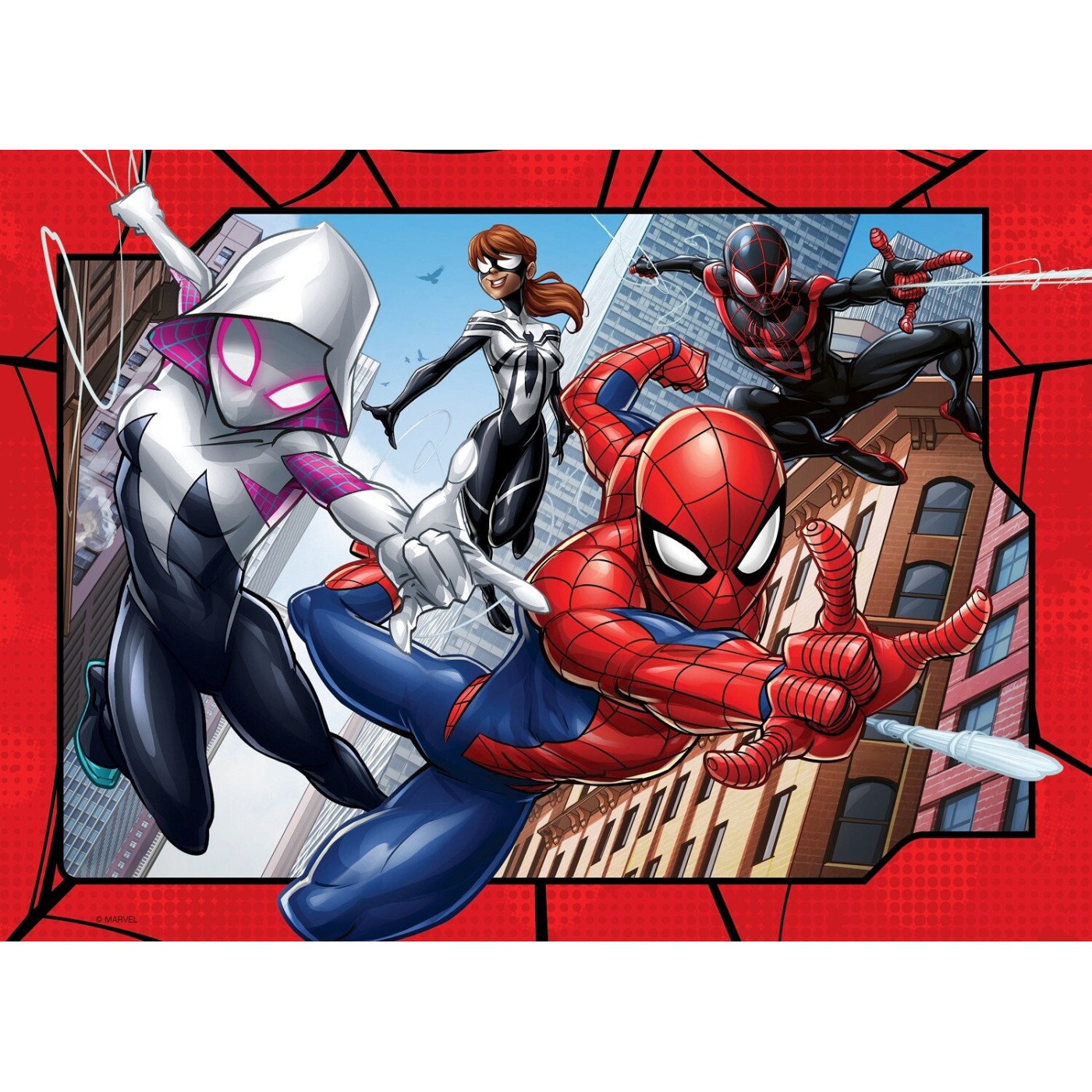 Pack 4 Puzzles – Marvel Spider‑Man
