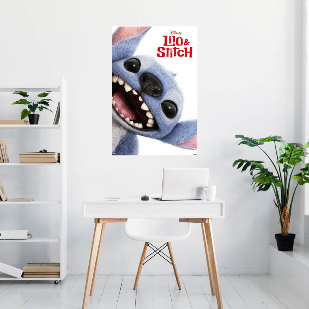 Póster de Stitch con actores reales – Disney (91,5 x 61 cm)