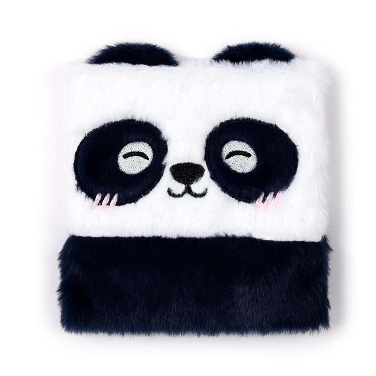 Libreta de peluche A5 con oso panda – Adoramals (15,5 x 15 x 2 cm)