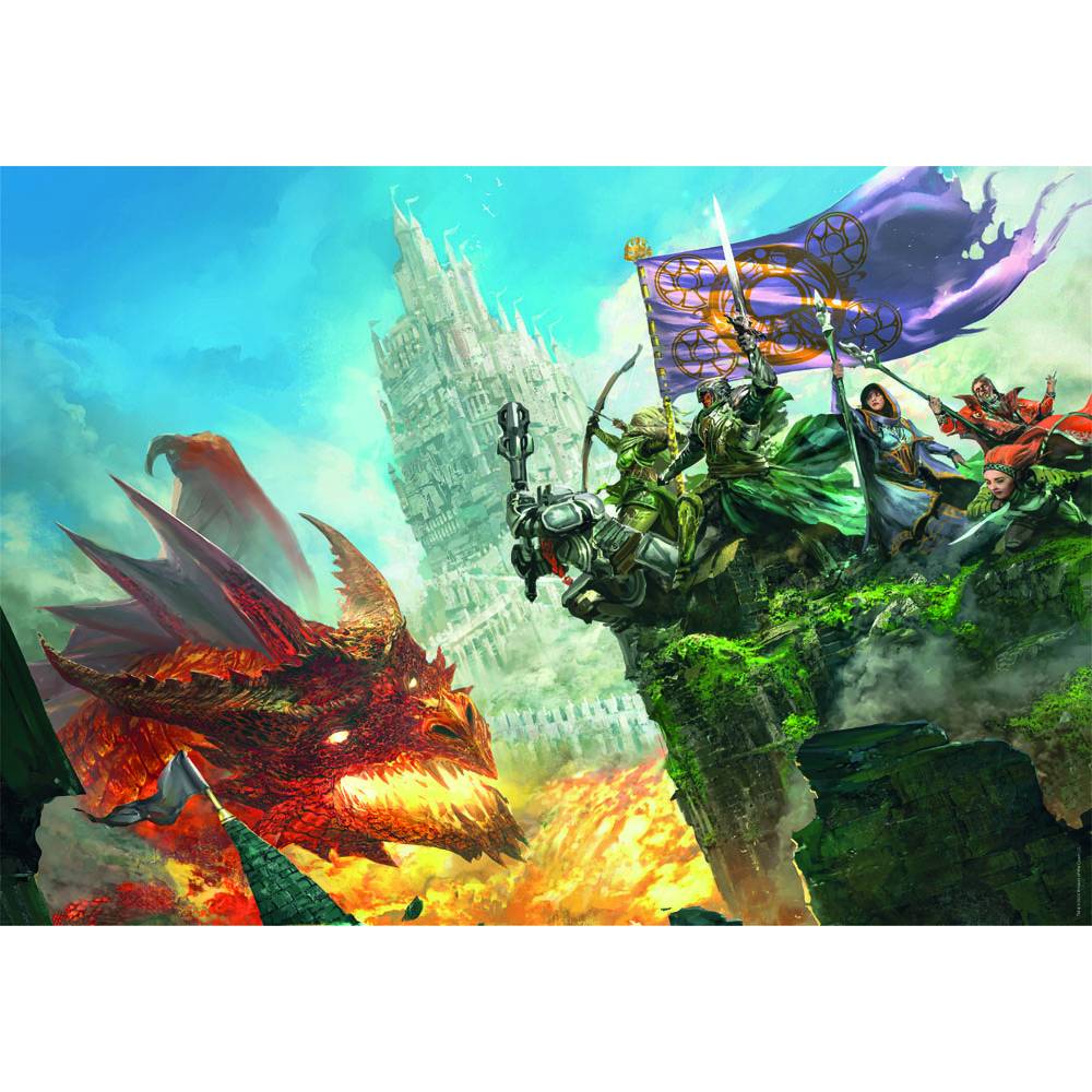 Mazmorras y Dragones – Puzzle «Dragonfire» Cubo de 500 piezas
