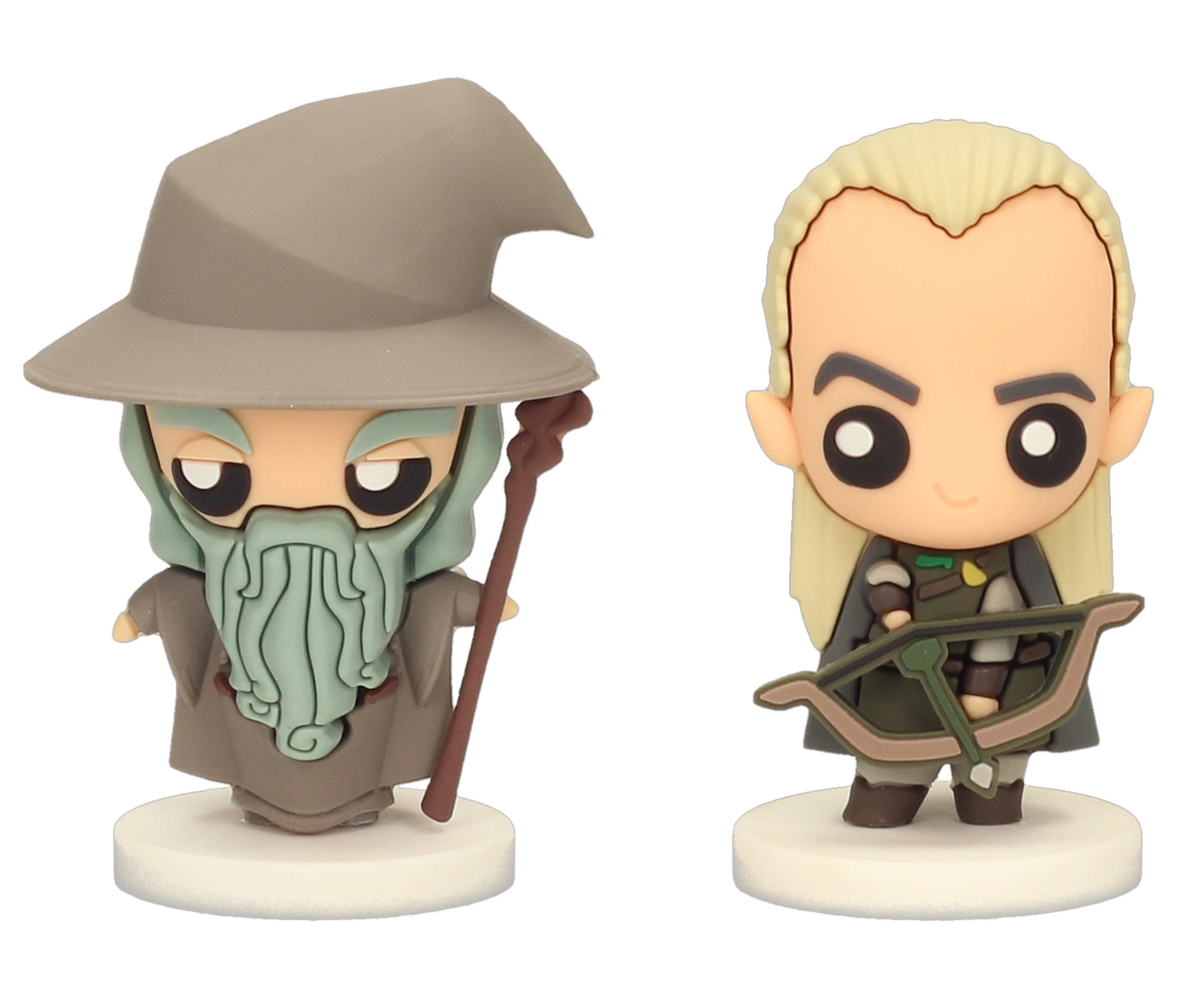 Set de 2 figuras Pokis de Gandalf y Legolas – El Señor de los Anillos