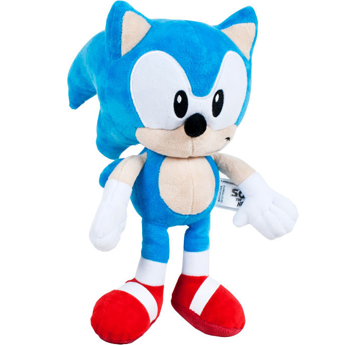 Peluche clásico de Sonic: Sonic el erizo (30 cm)