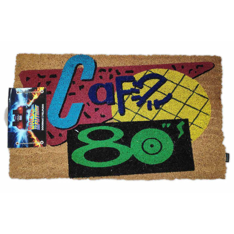 “80's Café” Entrance Mat – Back to the Future (43×73 cm)
