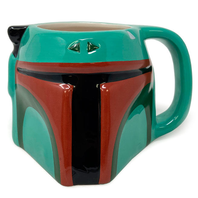 Caneca 3D Boba Fett El Mandaloriano - Star Wars (385 ml)