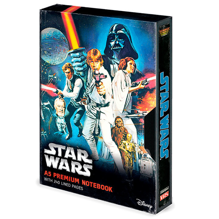 Cuaderno A5 Premium VHS - Star Wars