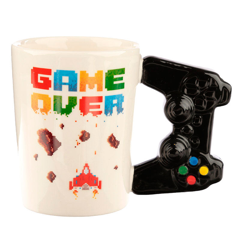 Caneca com alça em formato de videogame Game Over Controller - MerchVillain