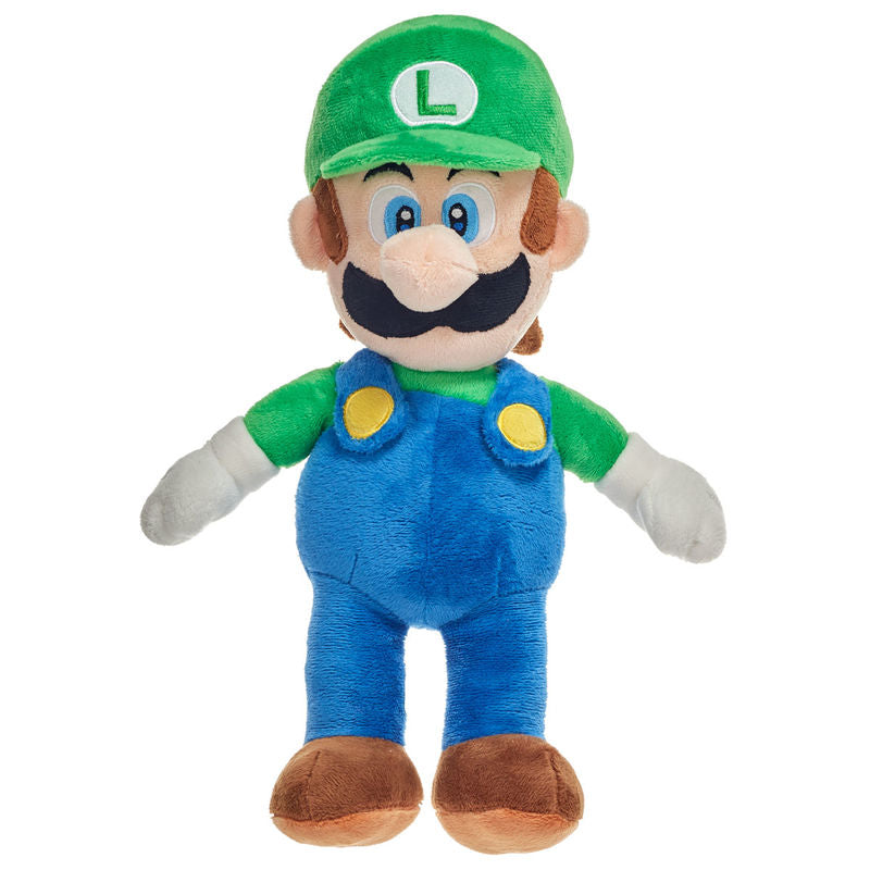 Peluche Mario Bros Luigi, 38cm.
