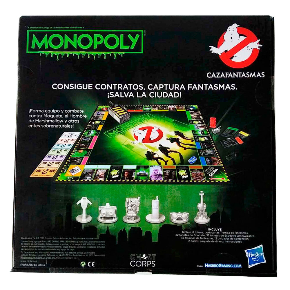Jogo Monopoly Espanhol dos Caça-Fantasmas - MerchVillain