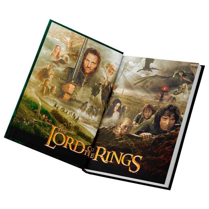 The Lord of the Rings One Ring To Rule Them All notebook with lights