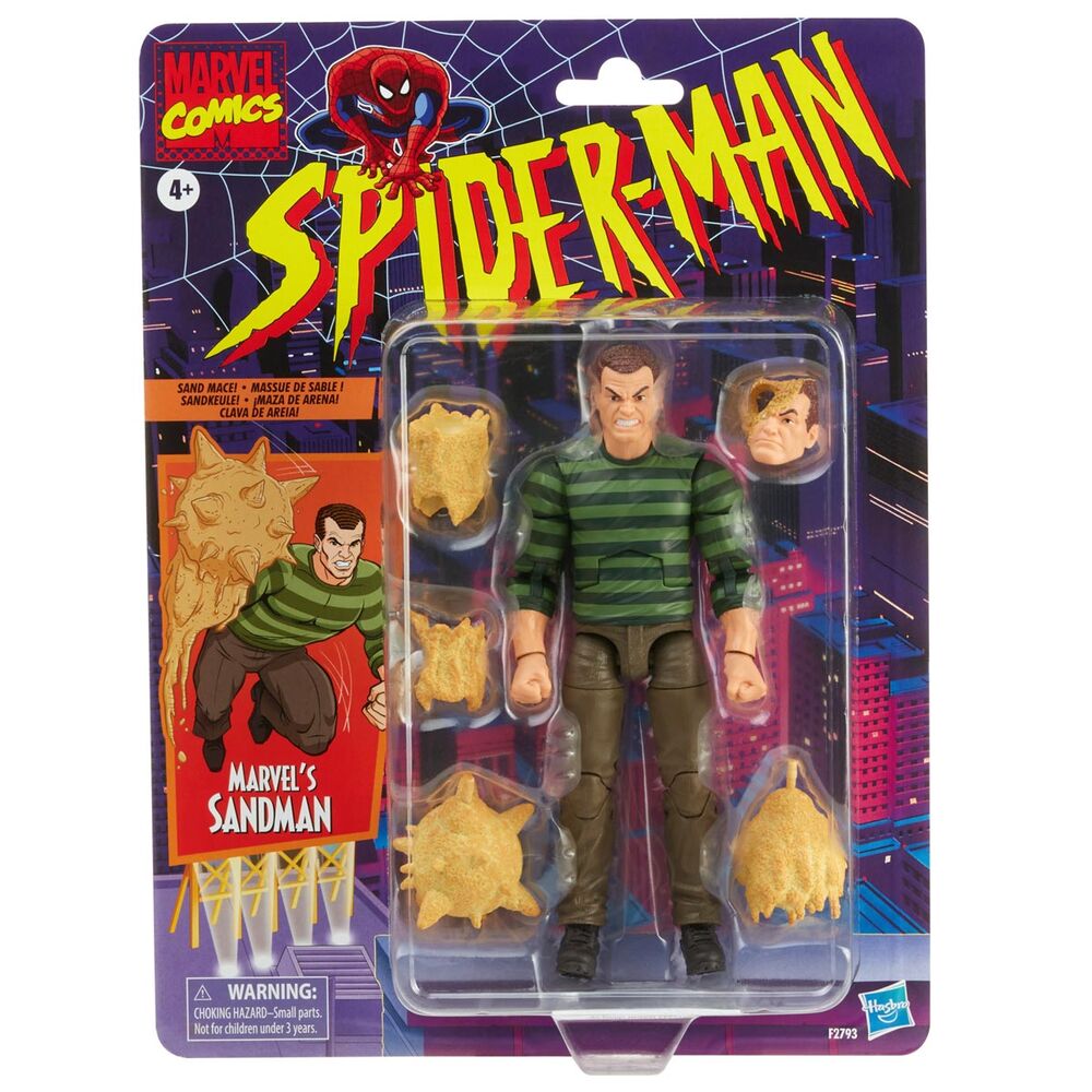 Figura de Marvel Spiderman Sandman de 15 cm