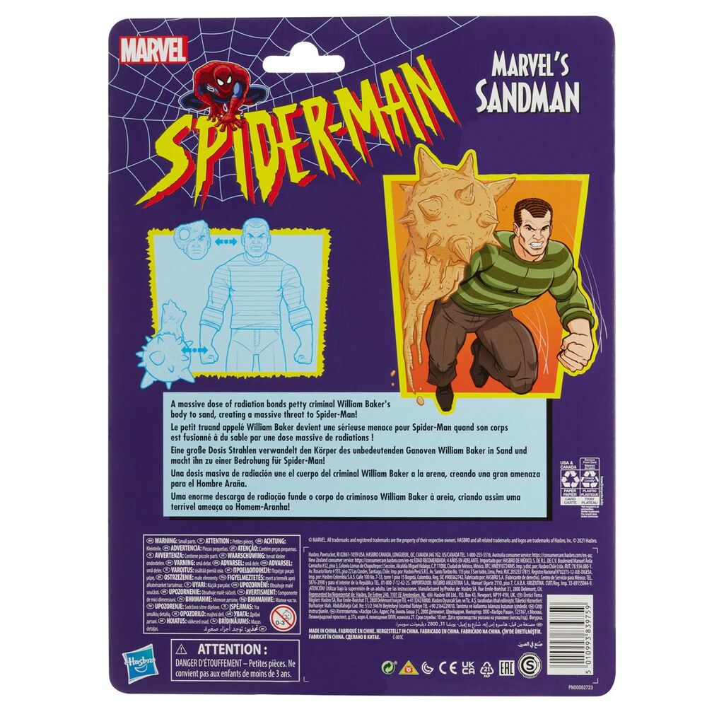 Marvel Spiderman Sandman Figure 15cm