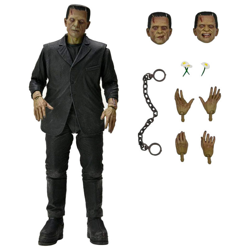 Figura do monstro Frankenstein Ultimate da Universal Monsters de 18 cm - MerchVillain