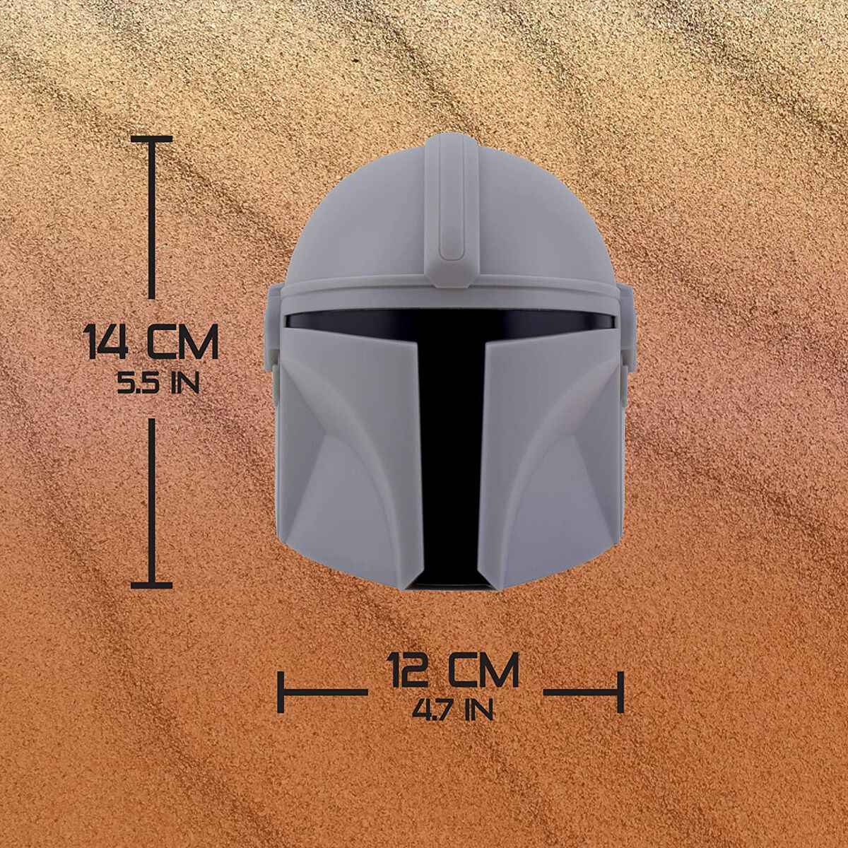 Lâmpada Secretária “Mandalorian Helmet” – Star Wars