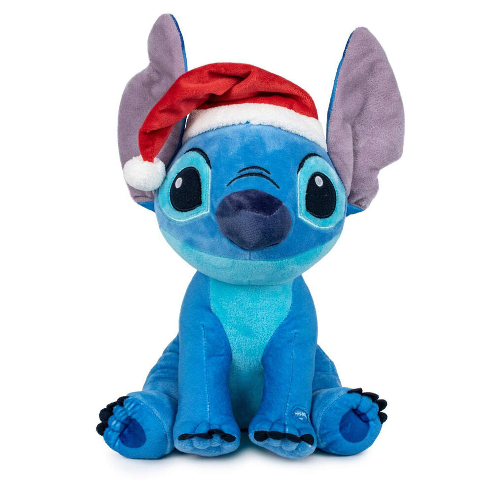 Peluche navideño de Stitch con sonido – Disney (26 cm)
