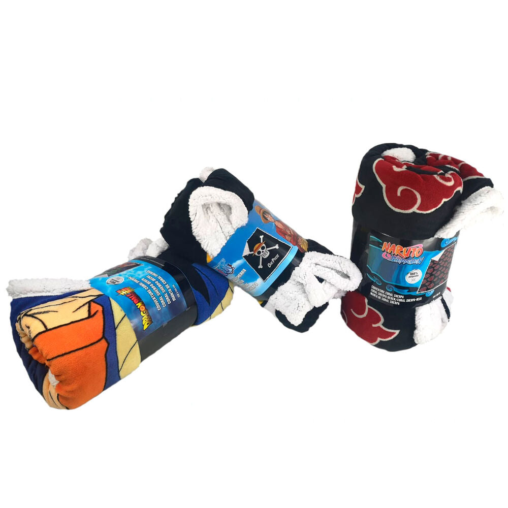 Manta polar Coralina – Dragon Ball Z (120 x 150 cm)