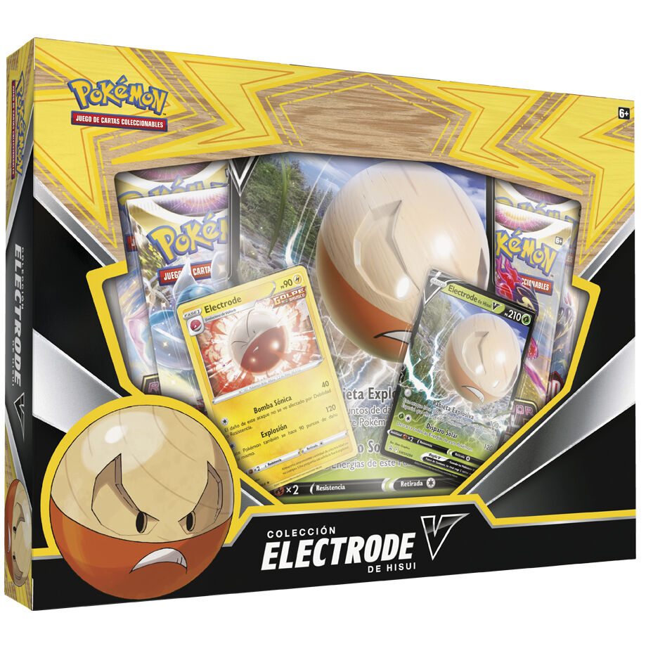 Set de cartas Hisui Electrode V – Pokémon (Versión en español)