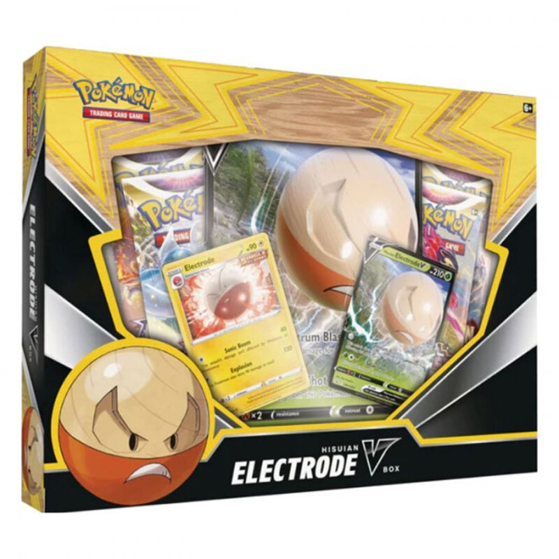 Set de cartas Hisui Electrode V – Pokémon (Versión en español)