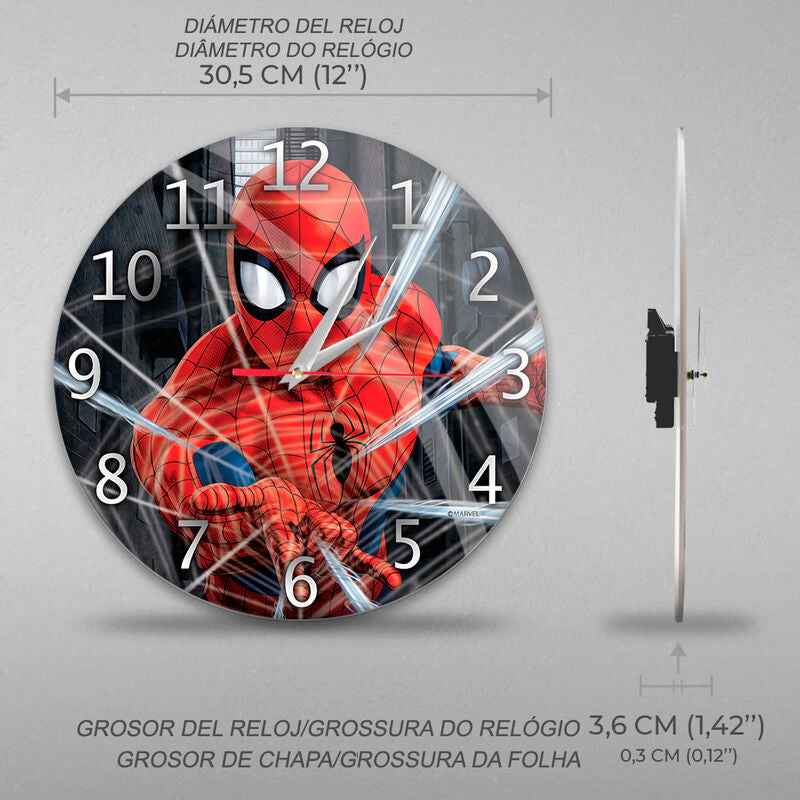Marvel Spiderman wall clock
