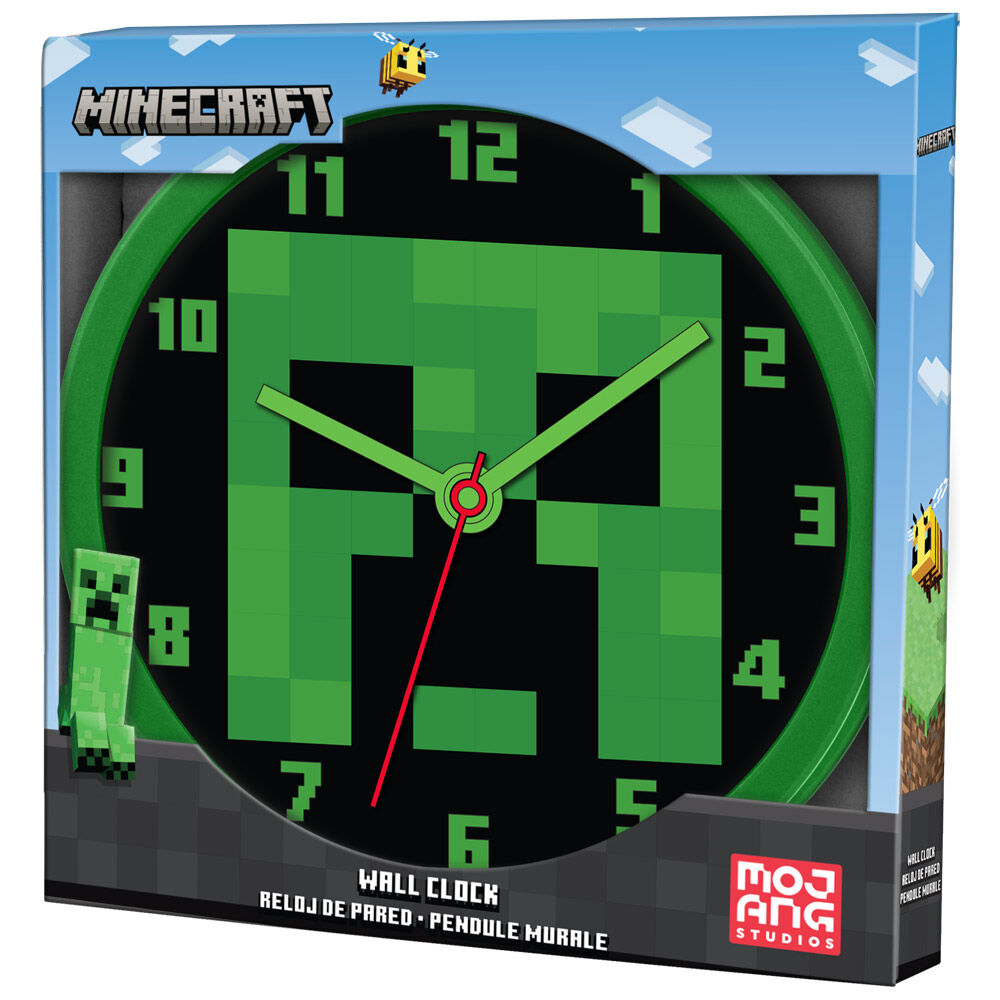 Reloj de pared – Minecraft (25 cm)