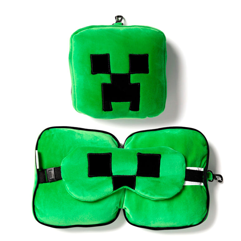 Máscara de viagem Relaxeazzz Minecraft Creeper para os olhos - MerchVillain