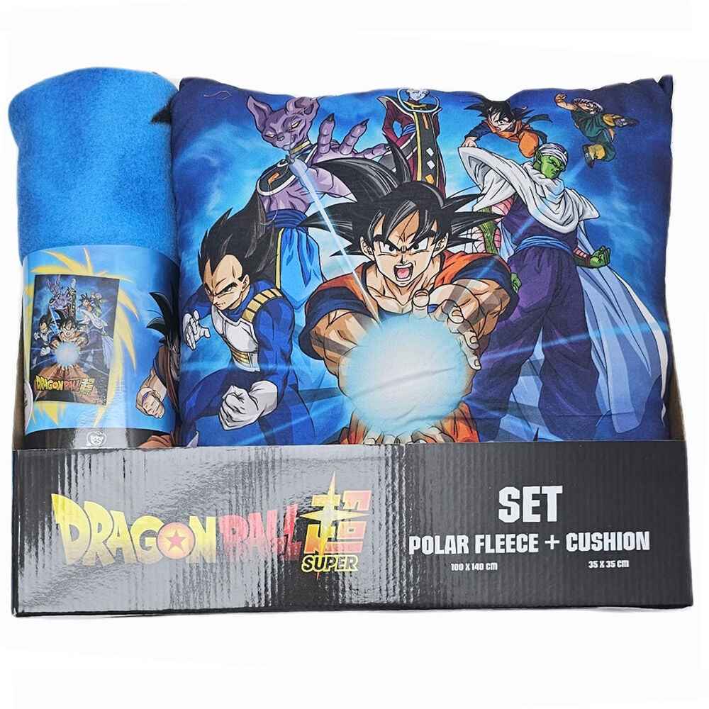 Dragon Ball Super polar blanket + cushion set