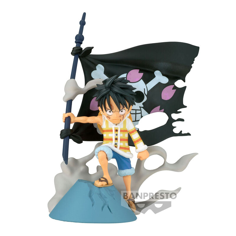 Figura Monkey D. Luffy Log Stories WCF - One Piece (8 cm) - MerchVillain
