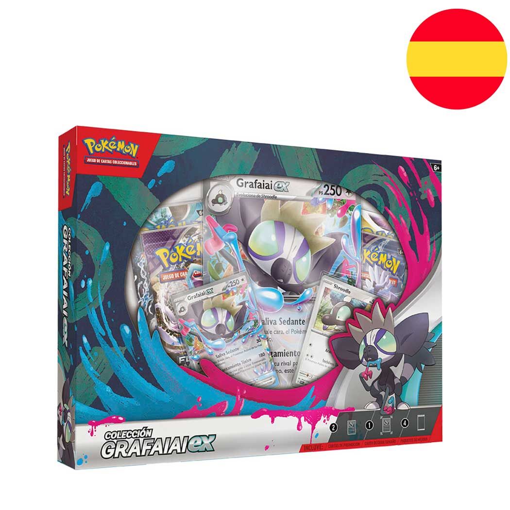 Caja de cartas coleccionables Grafaiai EX – Pokémon (Versión en español)