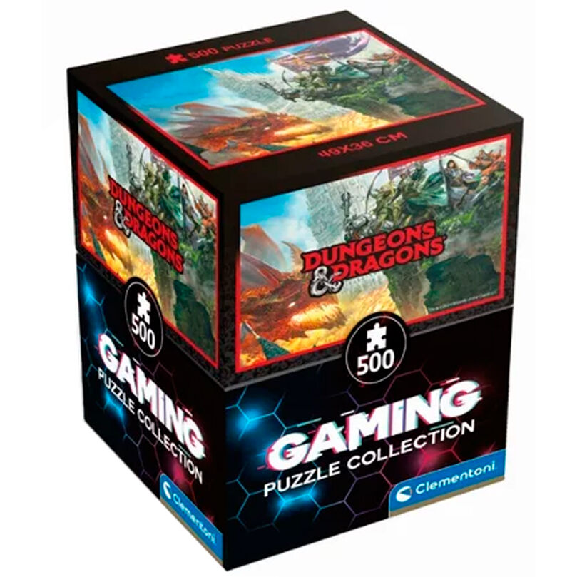 Mazmorras y Dragones – Puzzle «Dragonfire» Cubo de 500 piezas