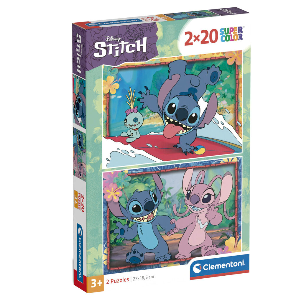 Quebra-cabeça Disney Stitch 2x20 peças - MerchVillain