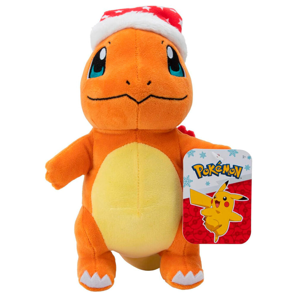 Peluche Charmander navideño - Pokémon (20 cm)