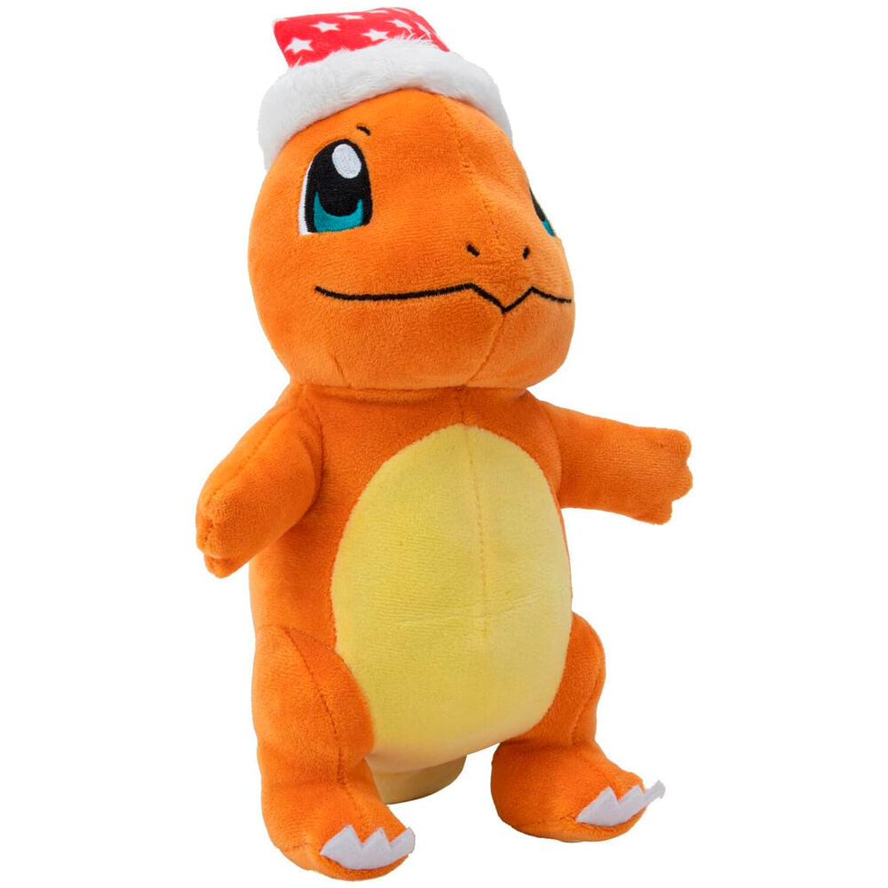 Peluche Charmander navideño - Pokémon (20 cm)