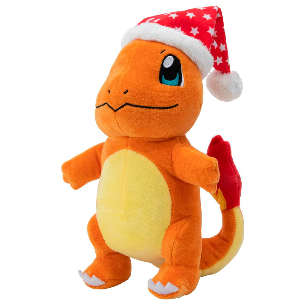 Peluche Charmander navideño - Pokémon (20 cm)