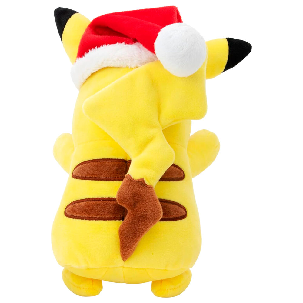 Peluche navideño de Pikachu - Pokémon (20 cm)