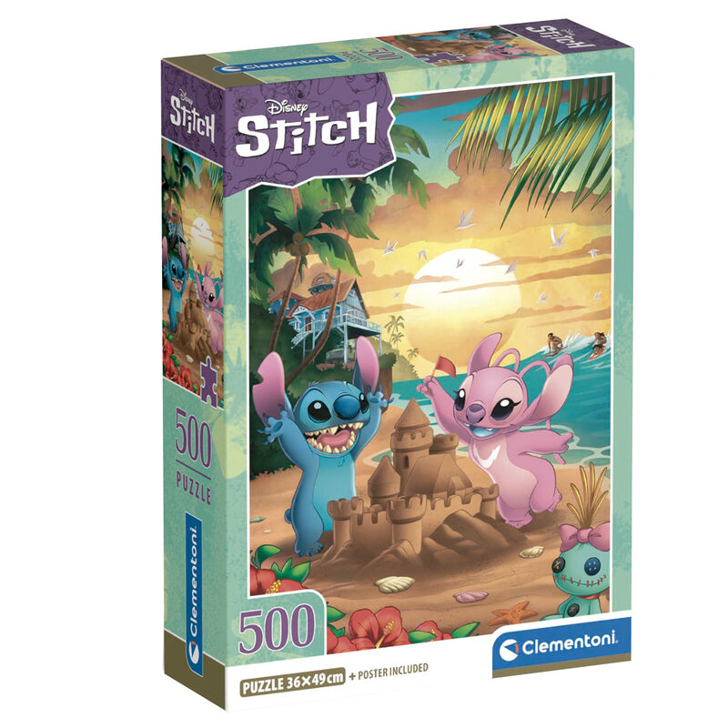 Rompecabezas de Stitch de 500 piezas – Lilo y Stitch