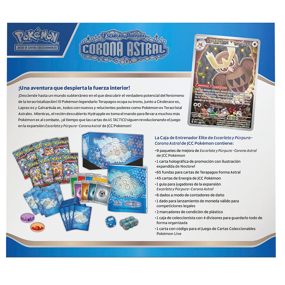 Caja Corona Astral de Entrenador Élite – Pokémon Escarlata y Violeta (Español)