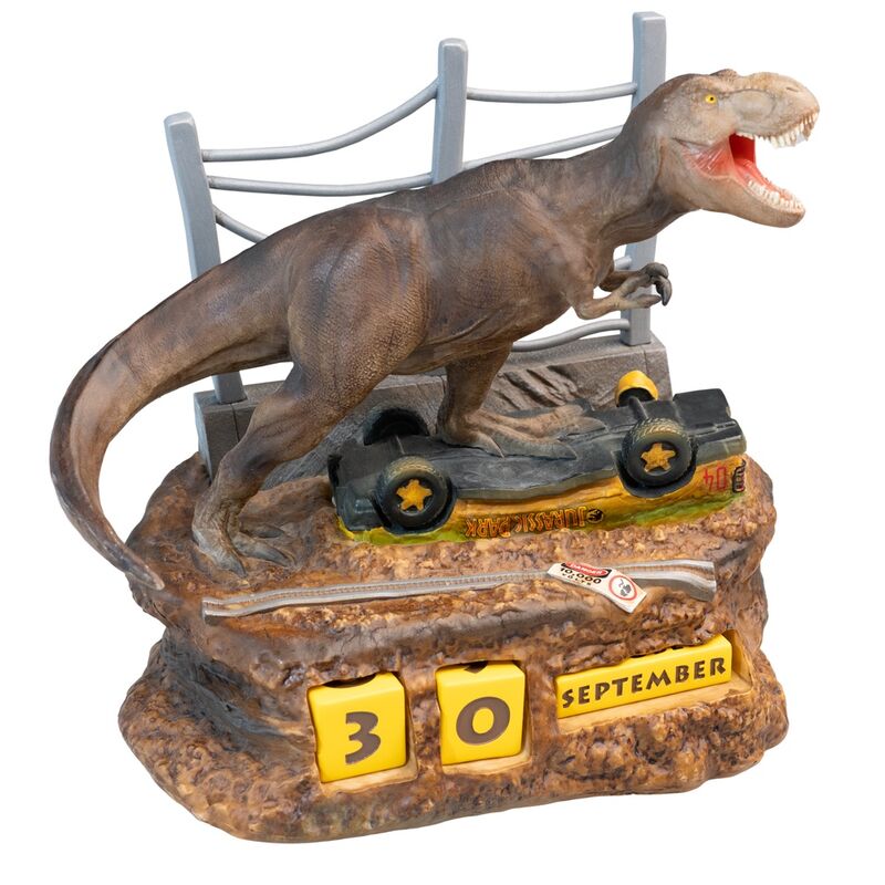 Calendário perpétuo 3D do Jurassic Park - MerchVillain