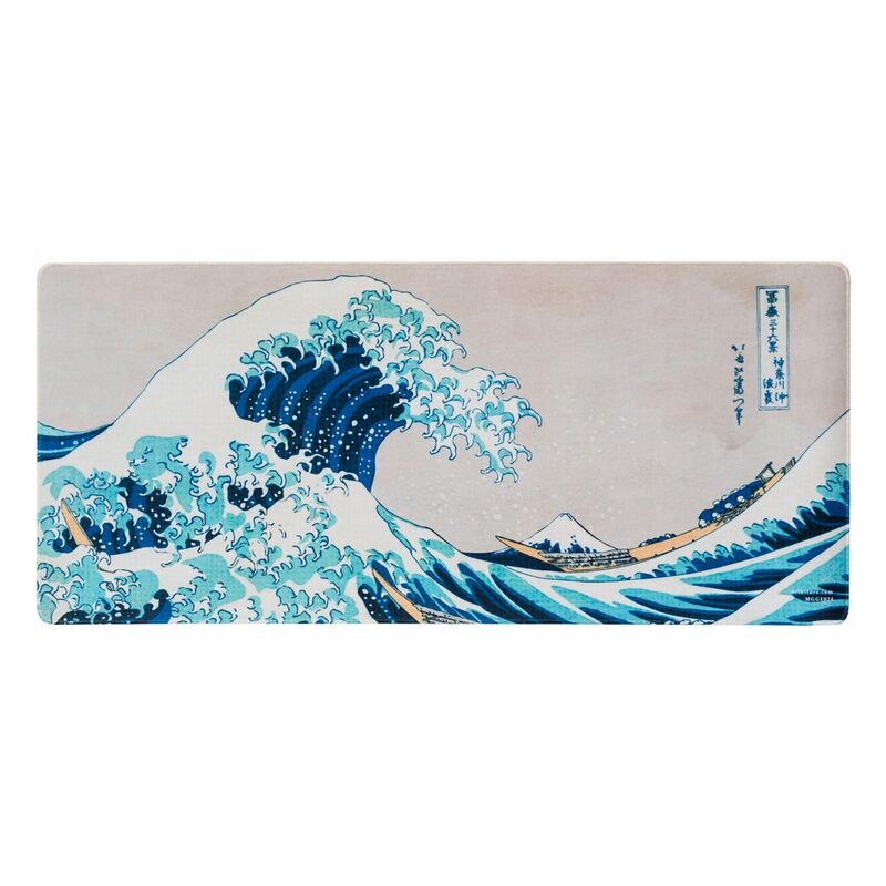 Tapete de escritorio La gran ola de Kanagawa - Hokusai (80x35cm)