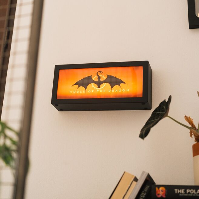 Luminária Efeito Flamejante Casa do Dragão - MerchVillain