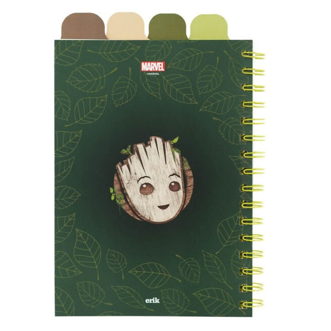 Caderno A5 - Groot Marvel (80 folhas) - MerchVillain
