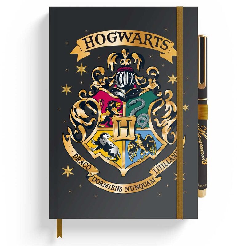 Libreta A5 Premium con bolígrafo – Harry Potter Hogwarts