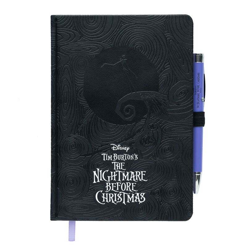 Caderno premium A5 + caneta projetora O Estranho Mundo de Jack da Disney - MerchVillain