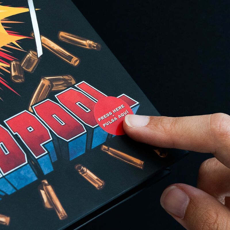 Caderno Premium A5 com Luz LED - Deadpool Marvel - MerchVillain