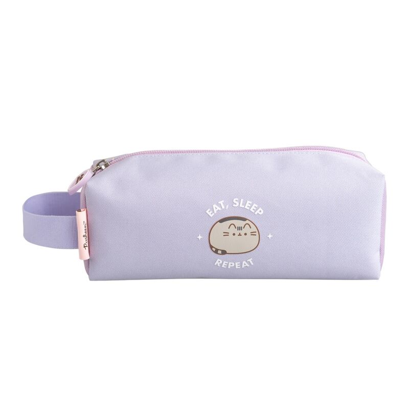 Estojo Quadrado Eat, Sleep, Repeat – Pusheen - MerchVillain