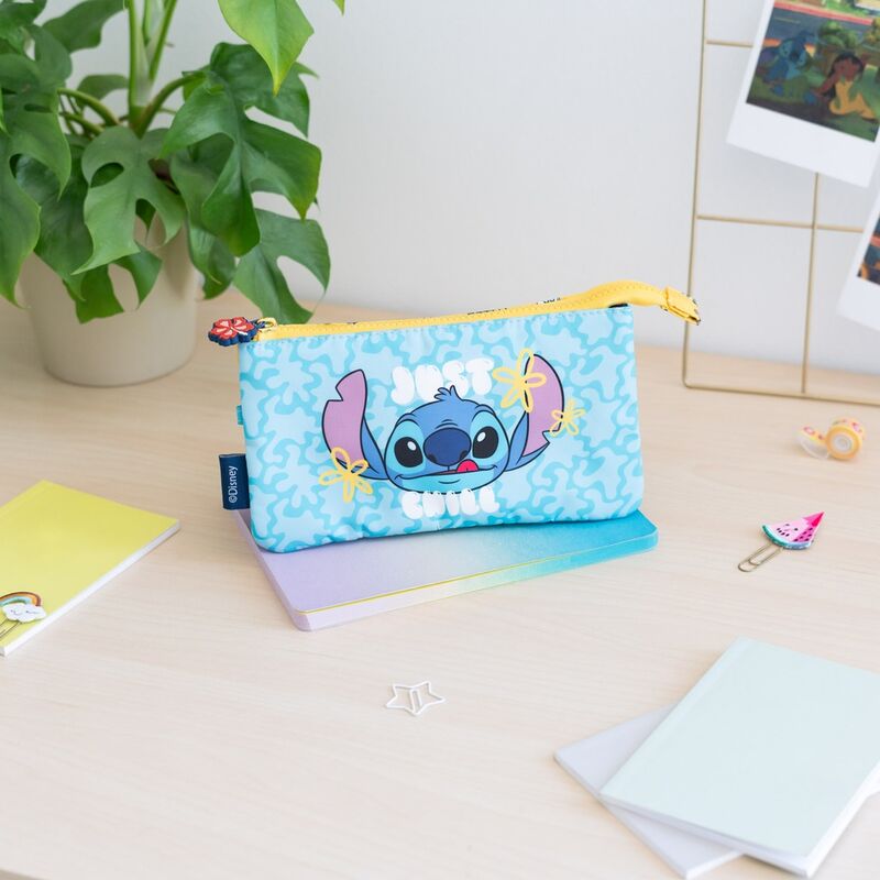Estuche triple de Stitch – Disney