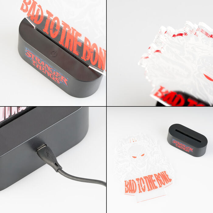 LED desk lamp “Bad to the Bone” – Stranger Things