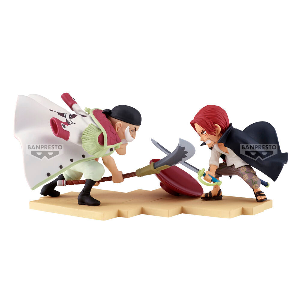Figura Edward Newgate vs. Shanks Log Stories - One Piece (13 cm) - MerchVillain
